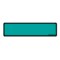 Nevs Blank Chart Labels 1-3/8" x 5-3/8" Aqua w/Black NRB-AQUA - alternate 1